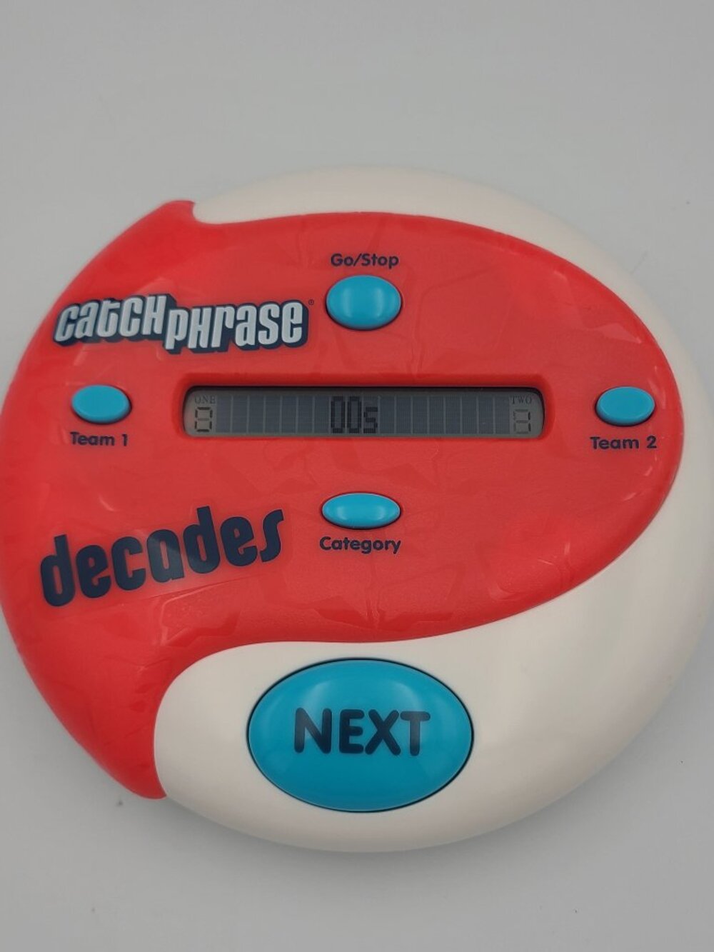 Hasbro Catch Phrase Decades Electronic Handheld Party Game 2013 - Tested & Works
